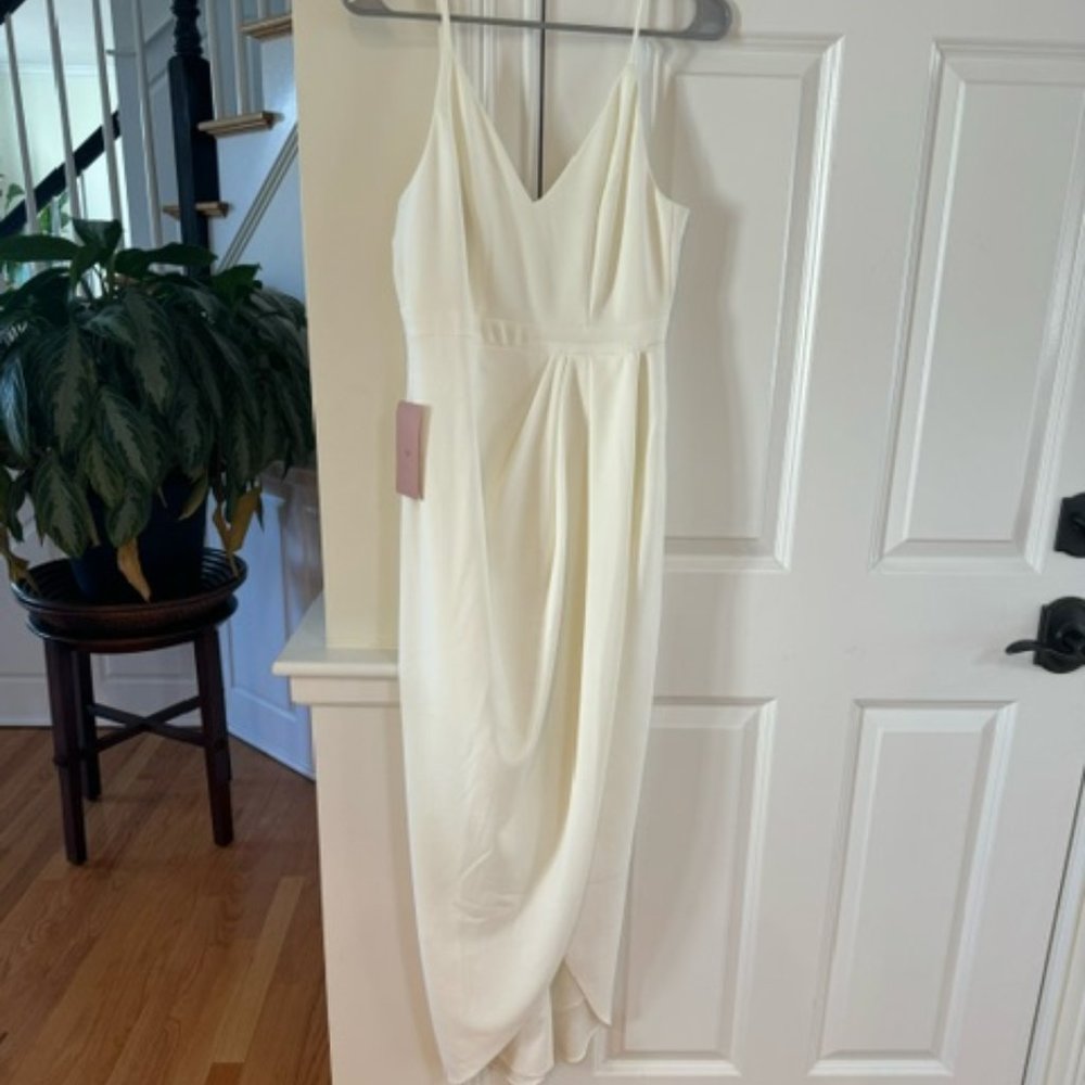 womens white dress, BHLDN, size 2, brand new, tags still on